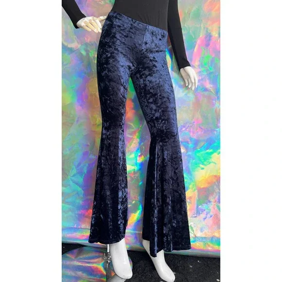 NEW Blue Velvet Mid Rise Bell Bottoms